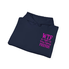 W.T.F. Wine Tasting Friends Hoodie - Unisex Heavy Blend Sweatshirt for Wine Lovers, Gift for Friends, Cozy Apparel for Tastings, Wine [...]