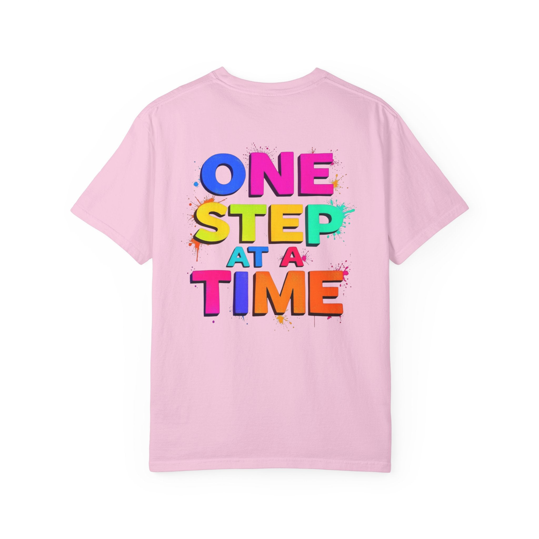 One Step at a Time Graphic T-Shirt, Unisex Vintage Tee, Perfect for Festivals, Beach Days, and Casual Wear, Gift for Sun Lovers