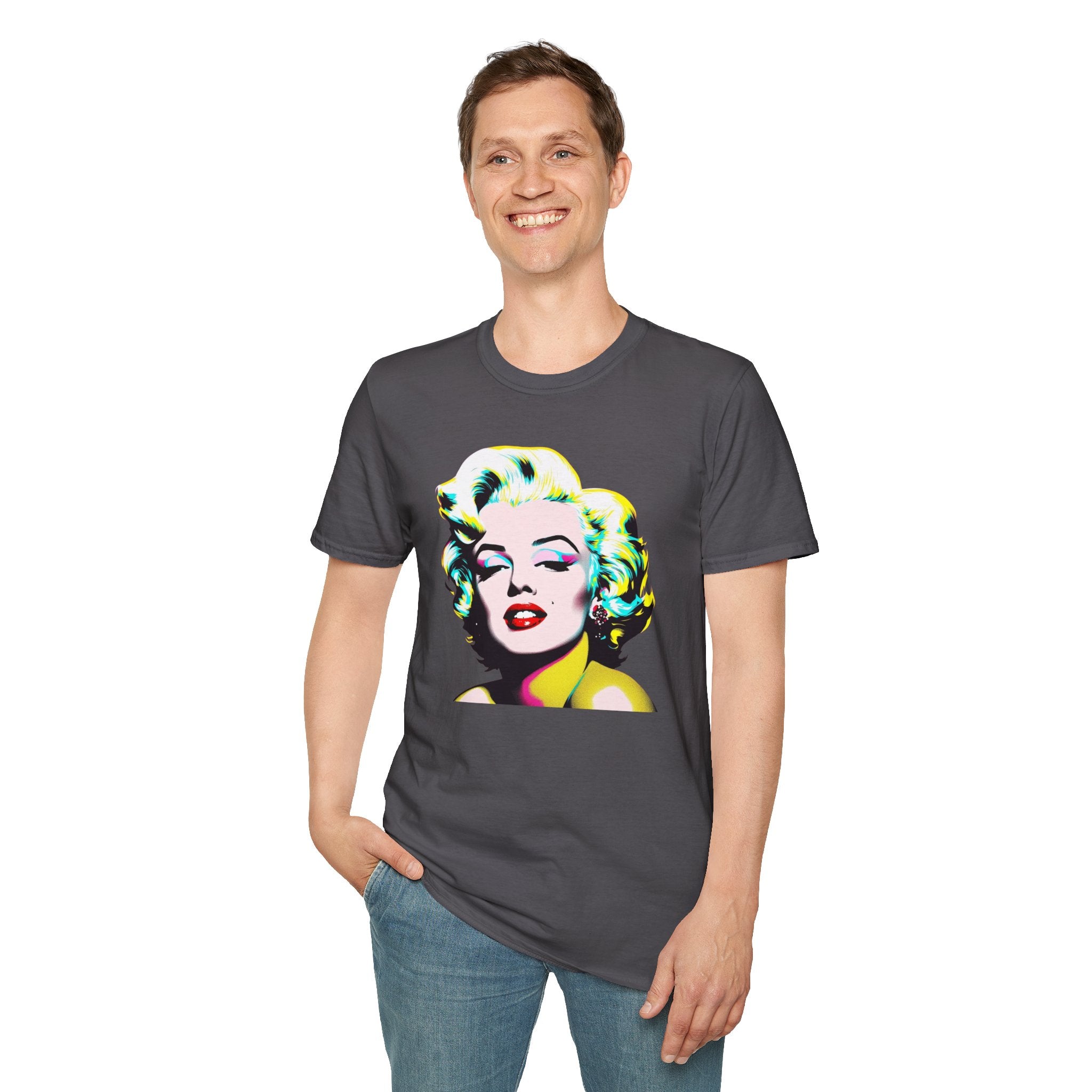 Pop Art Marilyn Monroe Unisex T-Shirt, Retro Tee, Vintage Style Shirt, Gift for Her, 90s Nostalgia Fashion