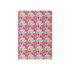 Colorful Handprint Gift Wrapping Paper Roll - Perfect for Kids' Parties & Celebrations