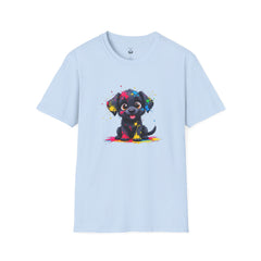 Cute Puppy Art Unisex T-Shirt, Dog Lover Shirt, Pet Parent Gift, Casual Wear, Funny Graphic Tee