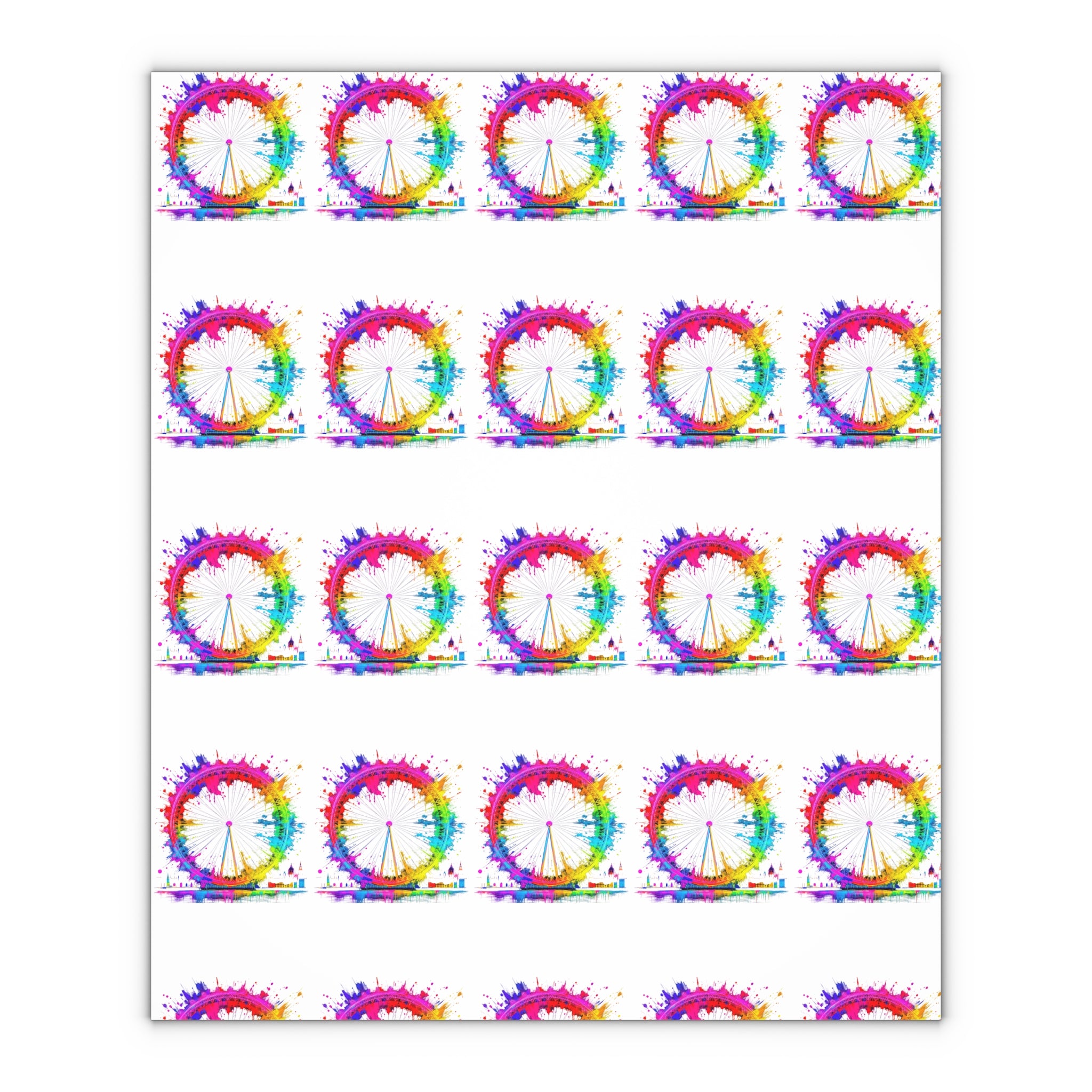 Vibrant Colorful Gift Wrapping Paper Sheets - Perfect for Celebrations & Special Occasions