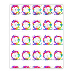 Vibrant Colorful Gift Wrapping Paper Sheets - Perfect for Celebrations & Special Occasions