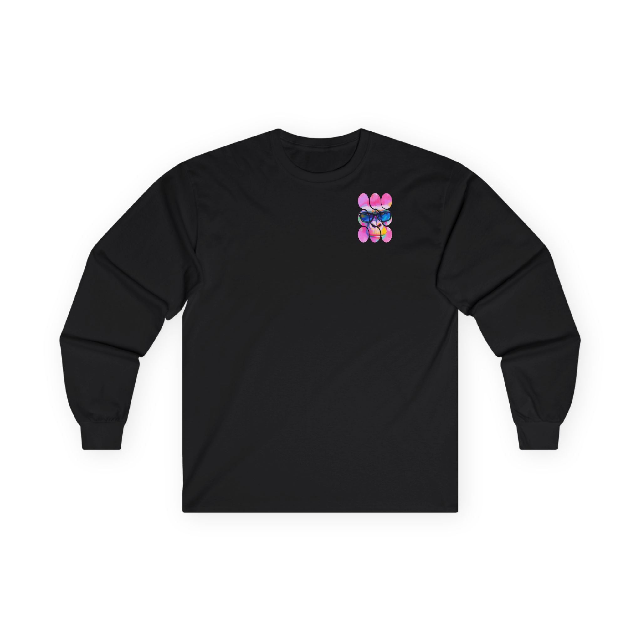 Vibrant Art-Inspired Long Sleeve Tee, Colorful T-Shirt for Artists, Gift for Birthdays, Casual Wear, Festival Outfit, Unique Graphic Tee