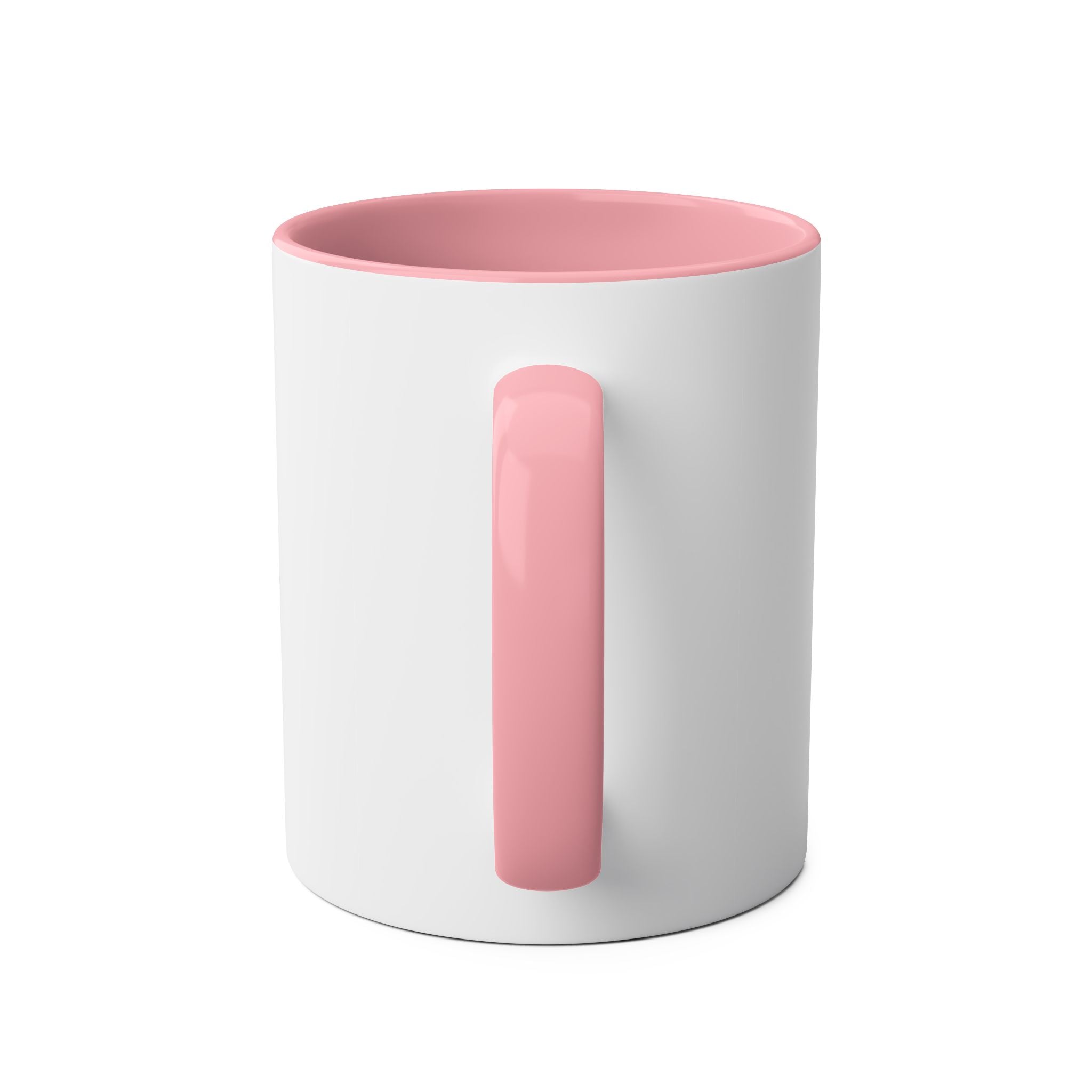 Glamorous Two-Tone Coffee Mug - 'DEAL' Design, 11oz - Perfect for Coffee Lovers and Gift Giving!