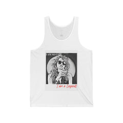 Legendary Vibe Unisex Jersey Tank - Casual Wear, Gift for Music Lovers, Summer Outfit, Statement Top, Festival Apparel