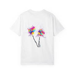 Flower  Unisex Party T-Shirt - Bright & Fun Graphic Tee for Celebrations, Summer Events, Festivals, Birthdays, Casual Wear