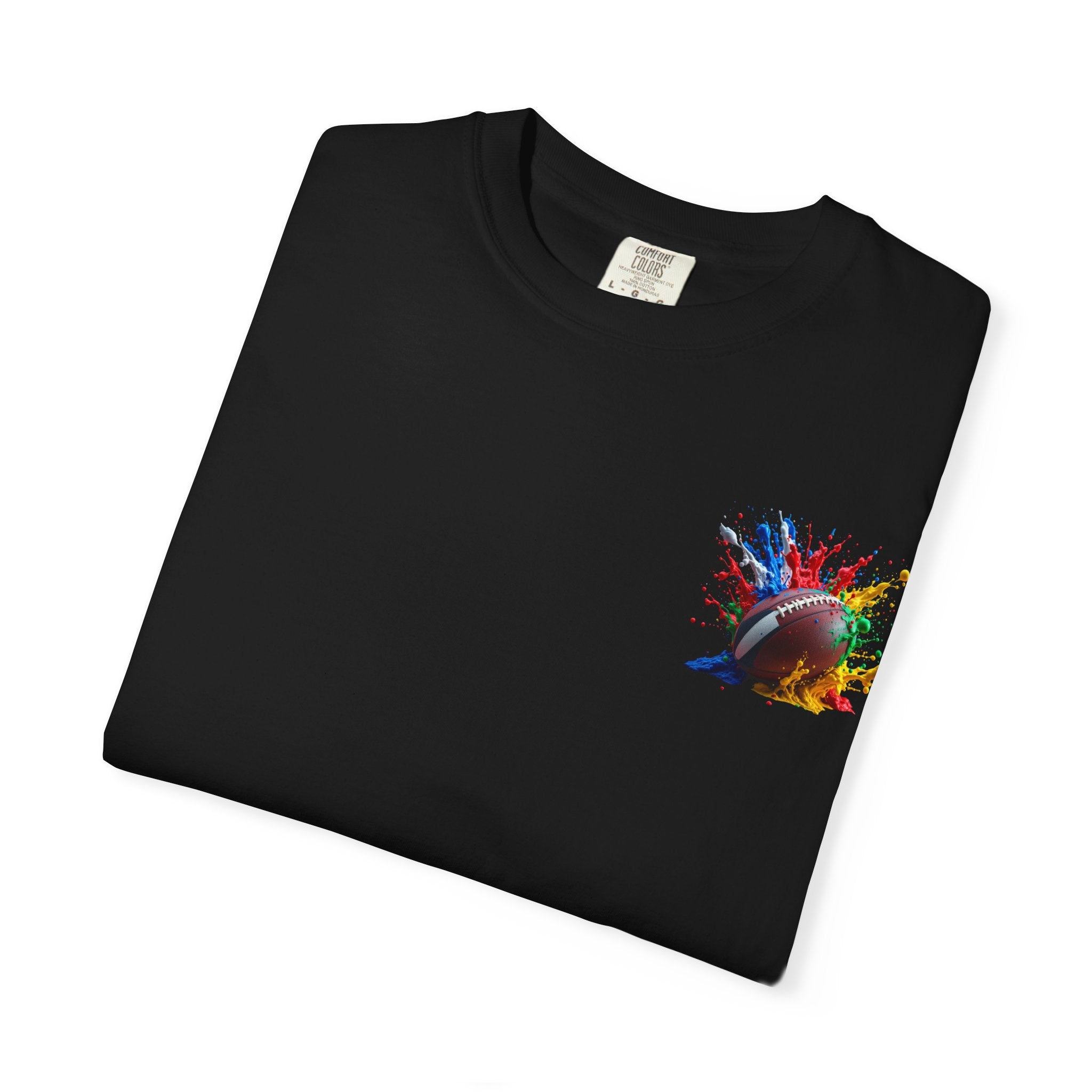 Rugby Ball Graphic T-Shirt, Unisex Vintage Tee, Perfect for Festivals, Beach Days, and Casual Wear, Gift for Sun Lovers
