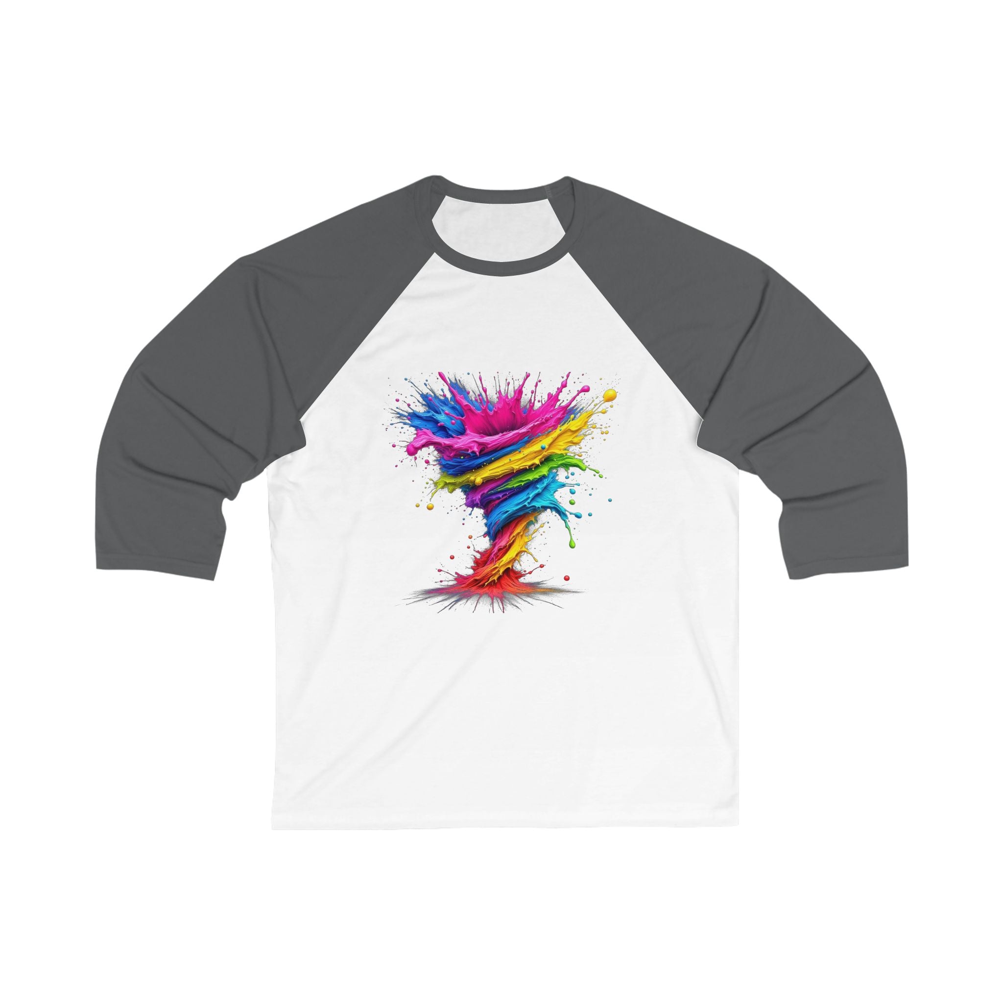 Tornado Baseball Tee for Unisex, Casual Tee, Art Lover Gift, Fun Sportswear, Summer Relaxation Shirt
