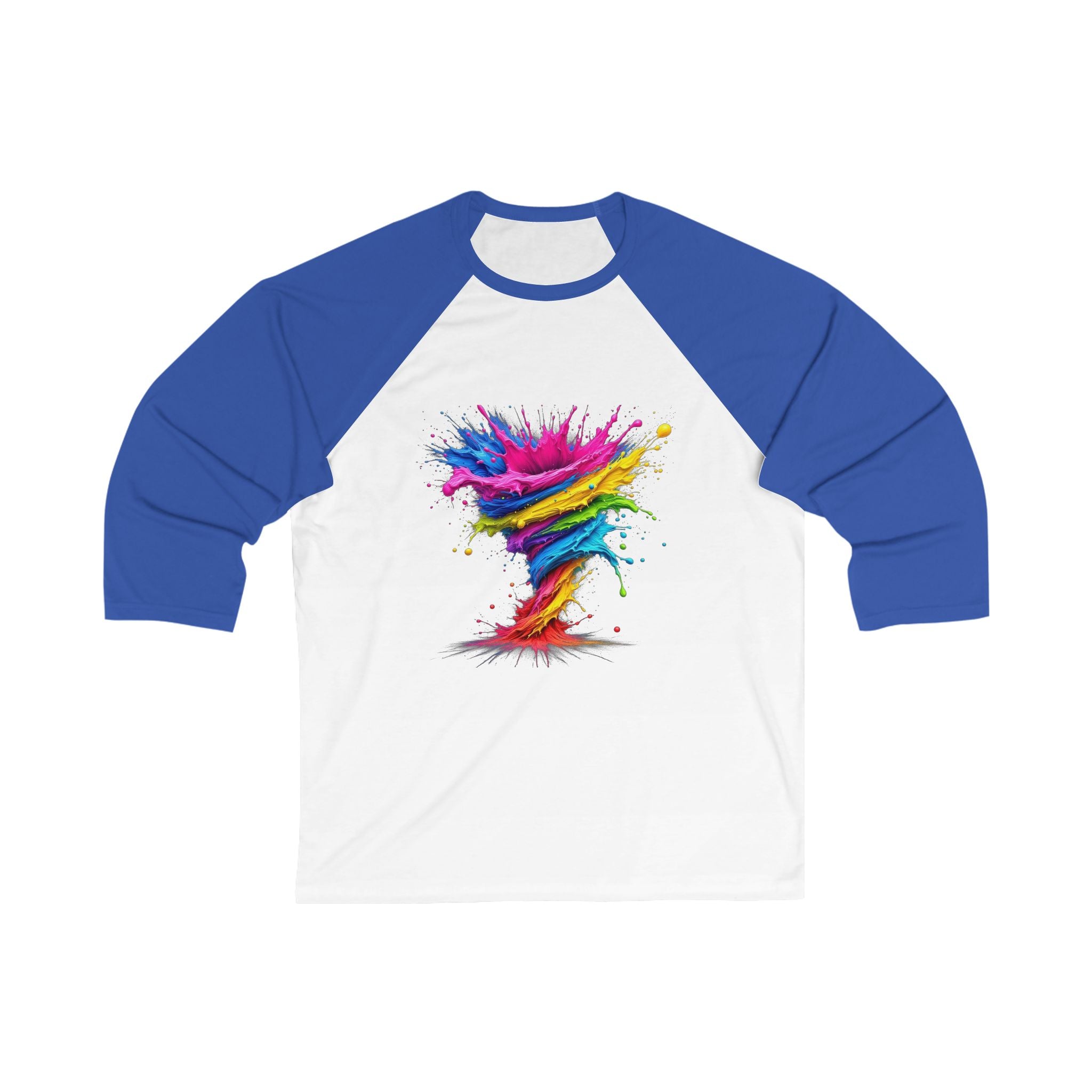 Tornado Baseball Tee for Unisex, Casual Tee, Art Lover Gift, Fun Sportswear, Summer Relaxation Shirt