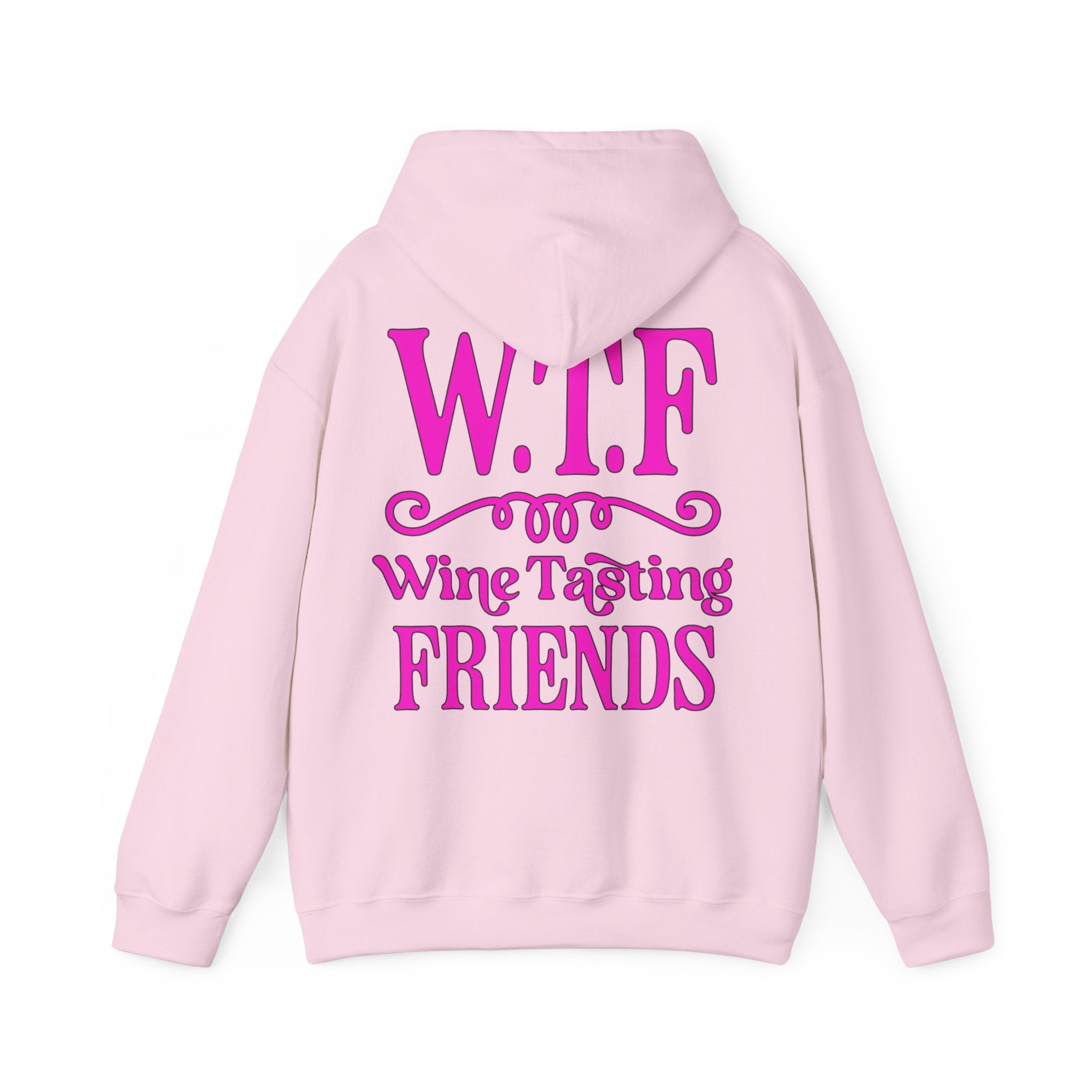 W.T.F. Wine Tasting Friends Hoodie - Unisex Heavy Blend Sweatshirt for Wine Lovers, Gift for Friends, Cozy Apparel for Tastings, Wine [...]