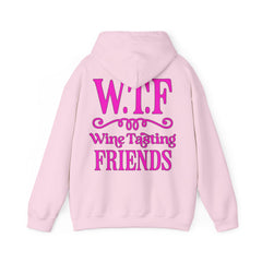 W.T.F. Wine Tasting Friends Hoodie - Unisex Heavy Blend Sweatshirt for Wine Lovers, Gift for Friends, Cozy Apparel for Tastings, Wine [...]