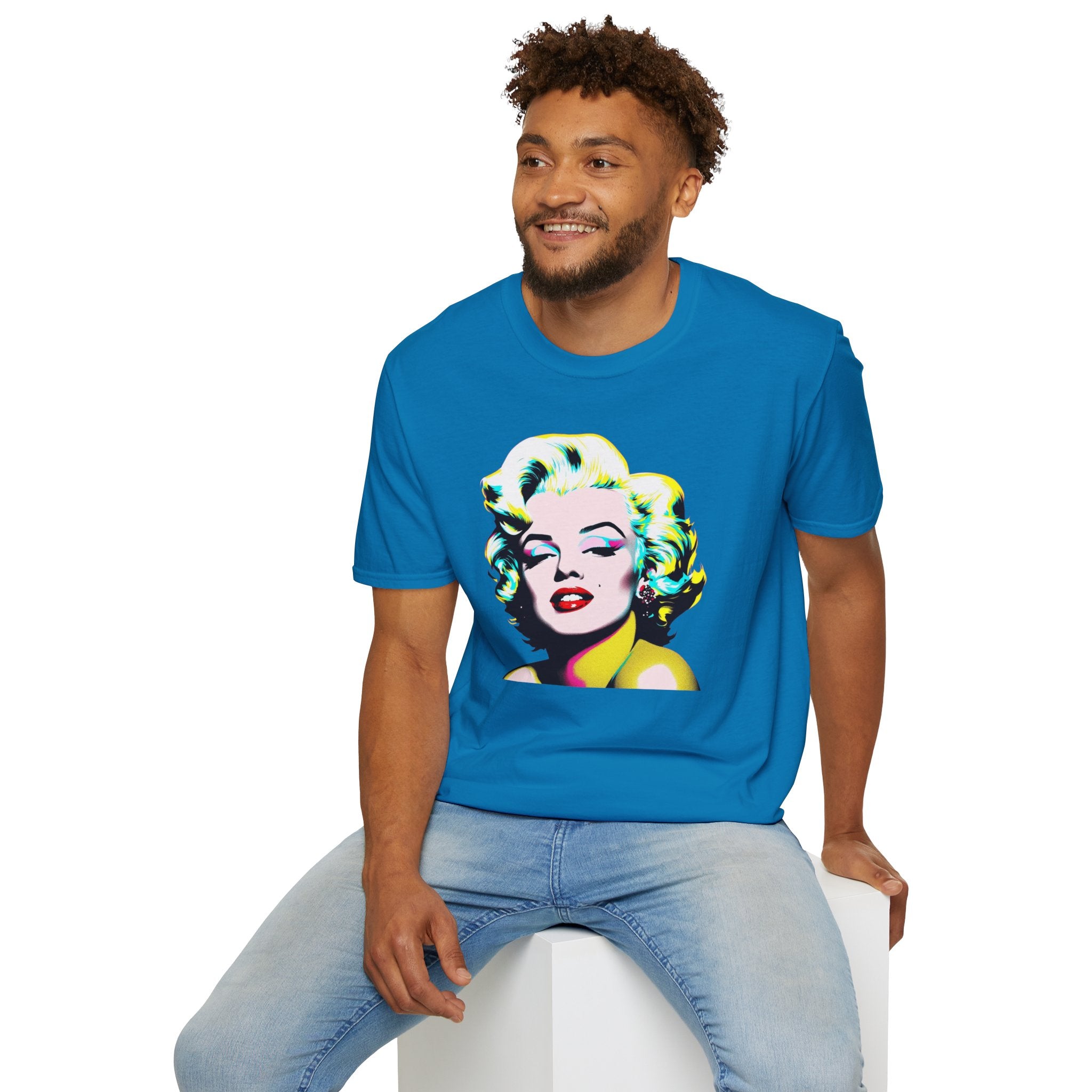 Pop Art Marilyn Monroe Unisex T-Shirt, Retro Tee, Vintage Style Shirt, Gift for Her, 90s Nostalgia Fashion