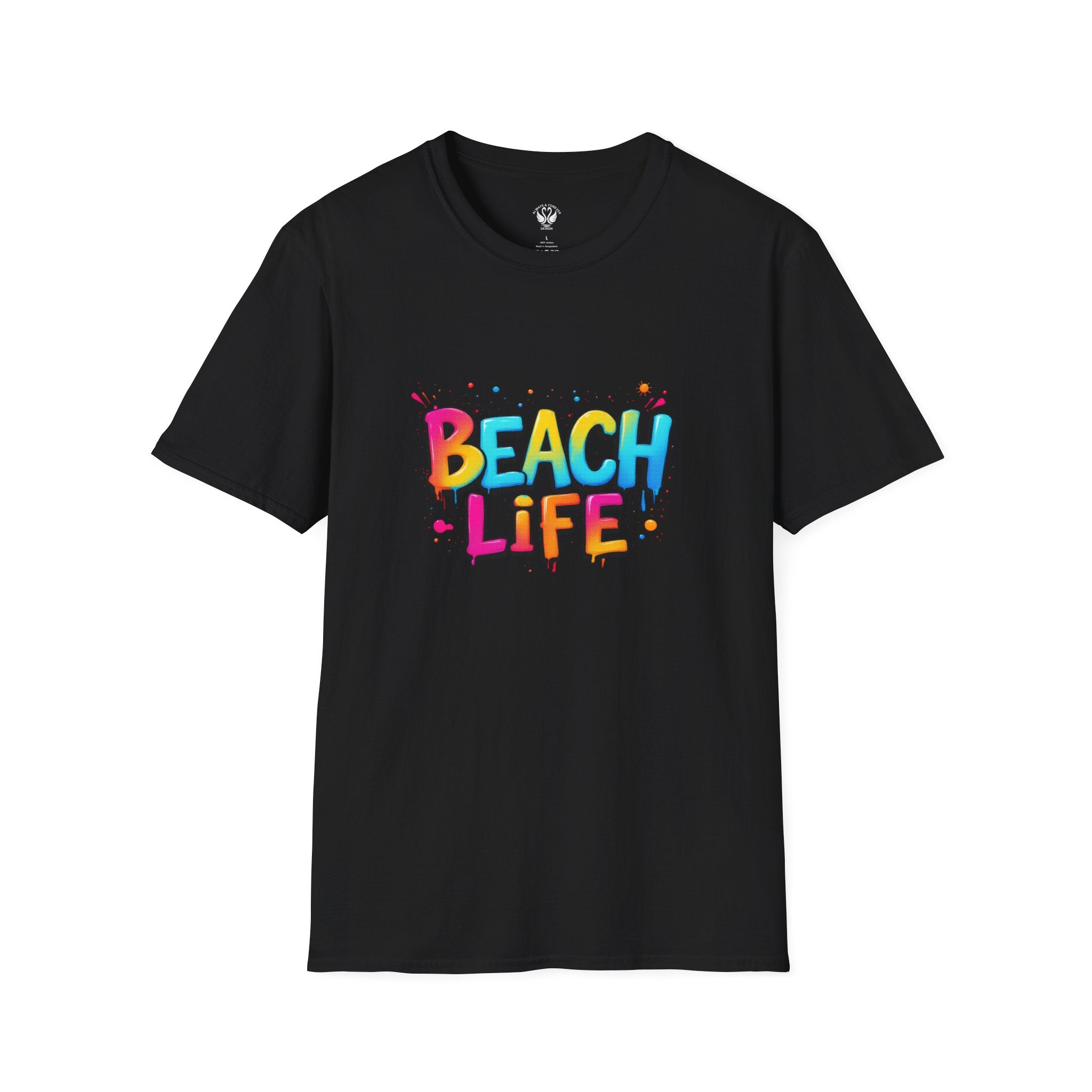 Beach Life Unisex Softstyle T-Shirt, Summer Vibes, Casual Wear, Beach Vacation, Gift for Beach Lovers