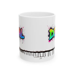 Colorful Splash Ceramic Mug - 11oz & 15oz - Perfect Gift for Coffee Lovers