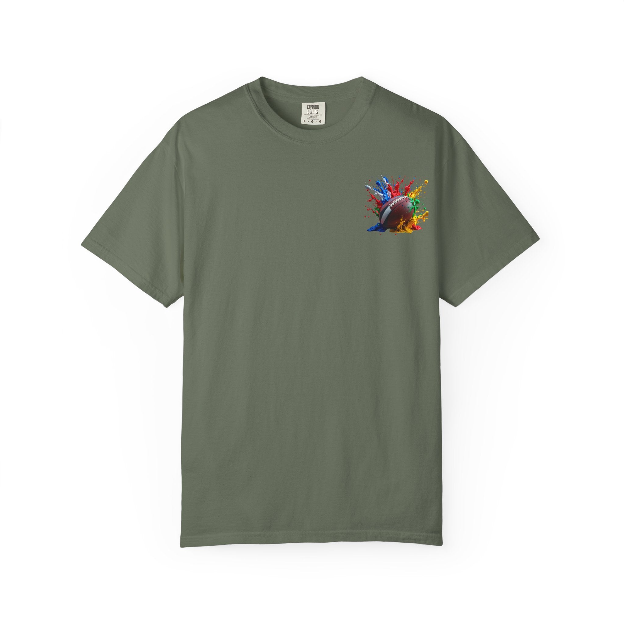 Rugby Ball Graphic T-Shirt, Unisex Vintage Tee, Perfect for Festivals, Beach Days, and Casual Wear, Gift for Sun Lovers