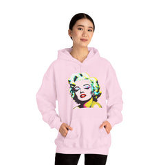 Colorful Marilyn Monroe Sweatshirt, Retro Hoodie, Pop Art Sweater, Unisex Lounge Wear, Gift for Art Lovers, Fashion Statement