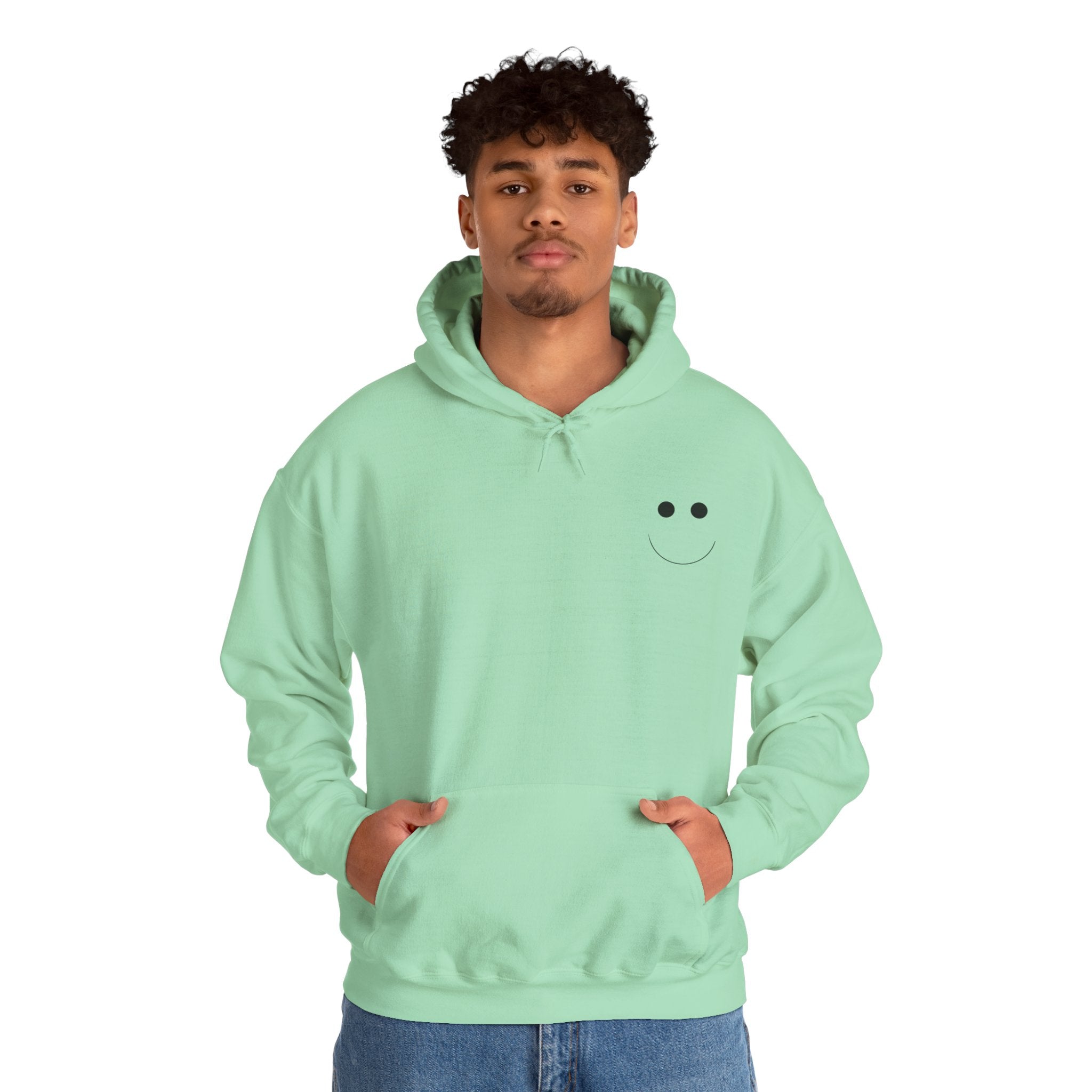 Smiley Faces Hooded Sweatshirt, Cozy Unisex Sweatshirt with Emoji Design, Casual Style, Gift for Friends, Fun Fashion, Perfect for [...]