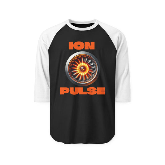 ION PULSE Unisex Three-Quarter Sleeve Raglan Shirt - Perfect for Motorsports Fans