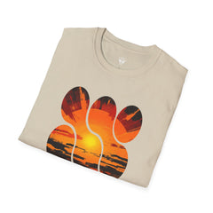 Sunset Inspired Unisex T-Shirt, Colorful Graphic Tee, Retro Summer Apparel, Gift for Friends, Casual Weekend Wear