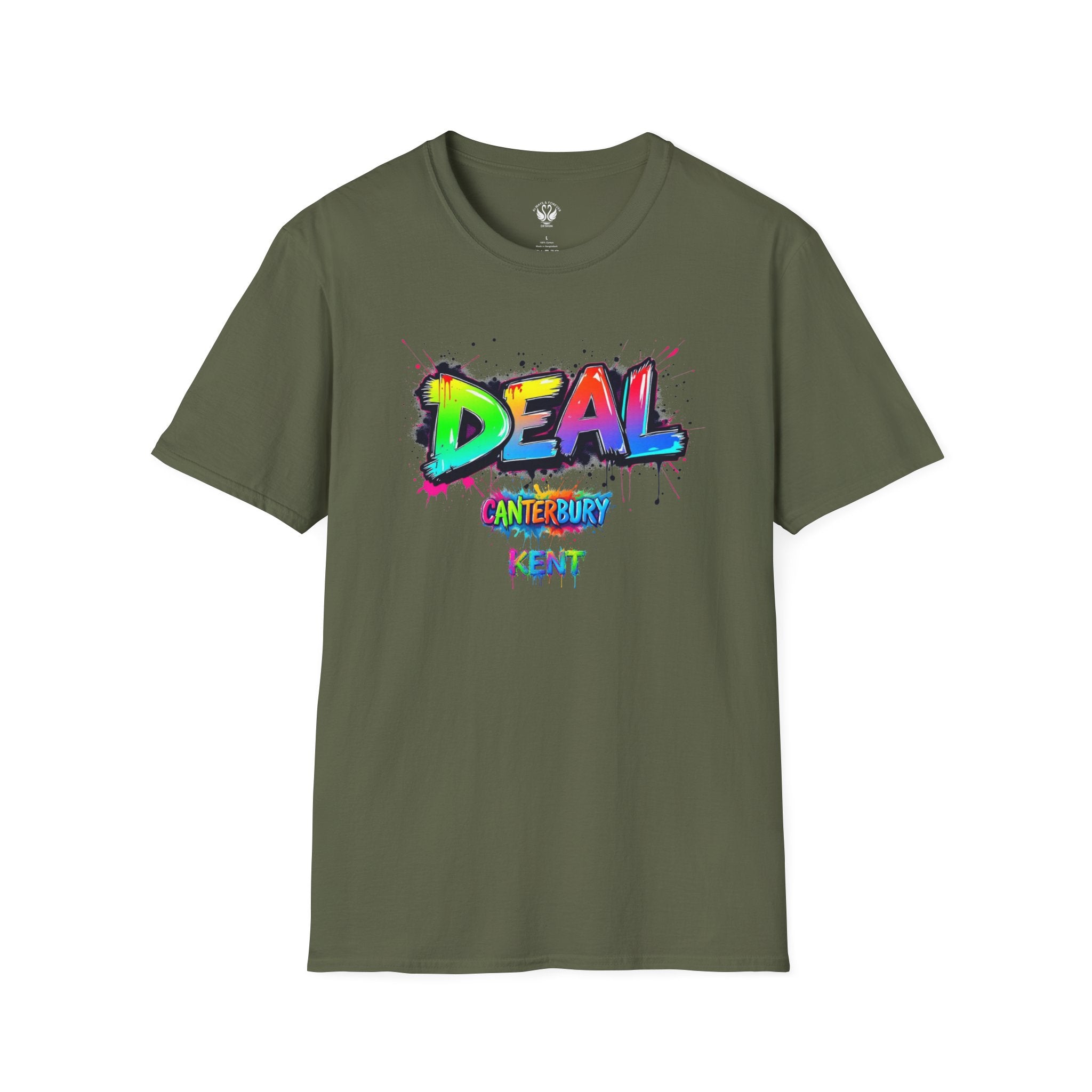 Colorful Graffiti Unisex T-Shirt, Trendy Streetwear Tee, Fun Casual Wear, Gift for Art Lovers, Summer Outfit