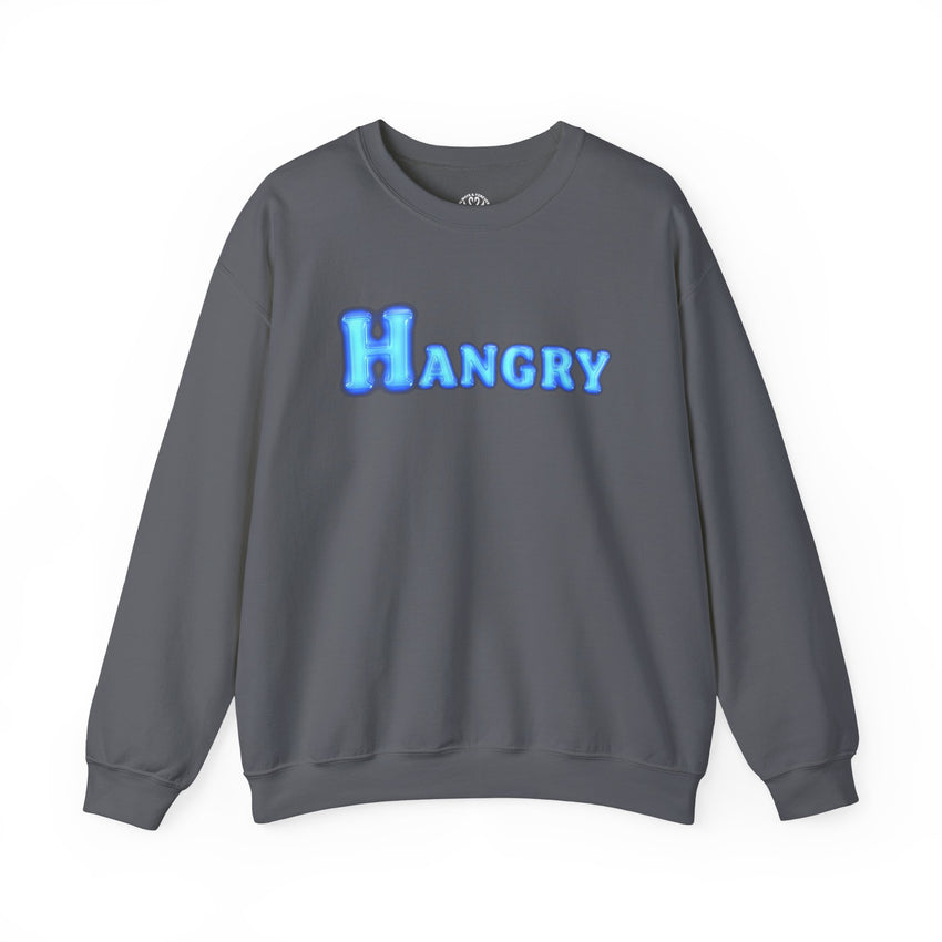 Cozy Hangry Crewneck Sweatshirt, Perfect for Food Lovers, Casual Wear, Gift for Friends, Cozy Style, Everyday Comfort