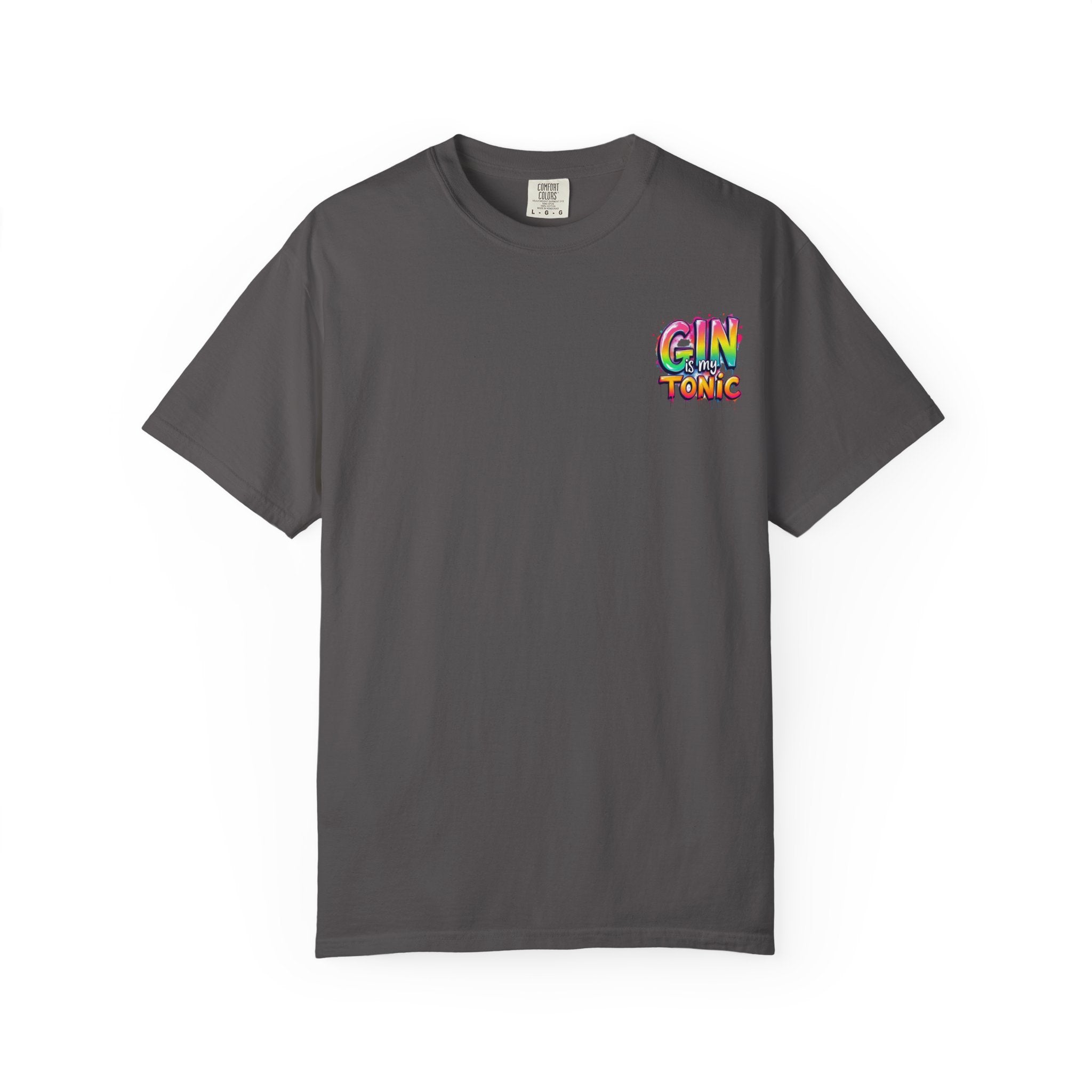 Gin is my Tonic Graphic T-Shirt, Unisex Vintage Tee, Perfect for Festivals, Beach Days, and Casual Wear, Gift for Sun Lovers