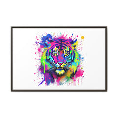 Vibrant Tiger Canvas Print - Framed Art for Bold Decor