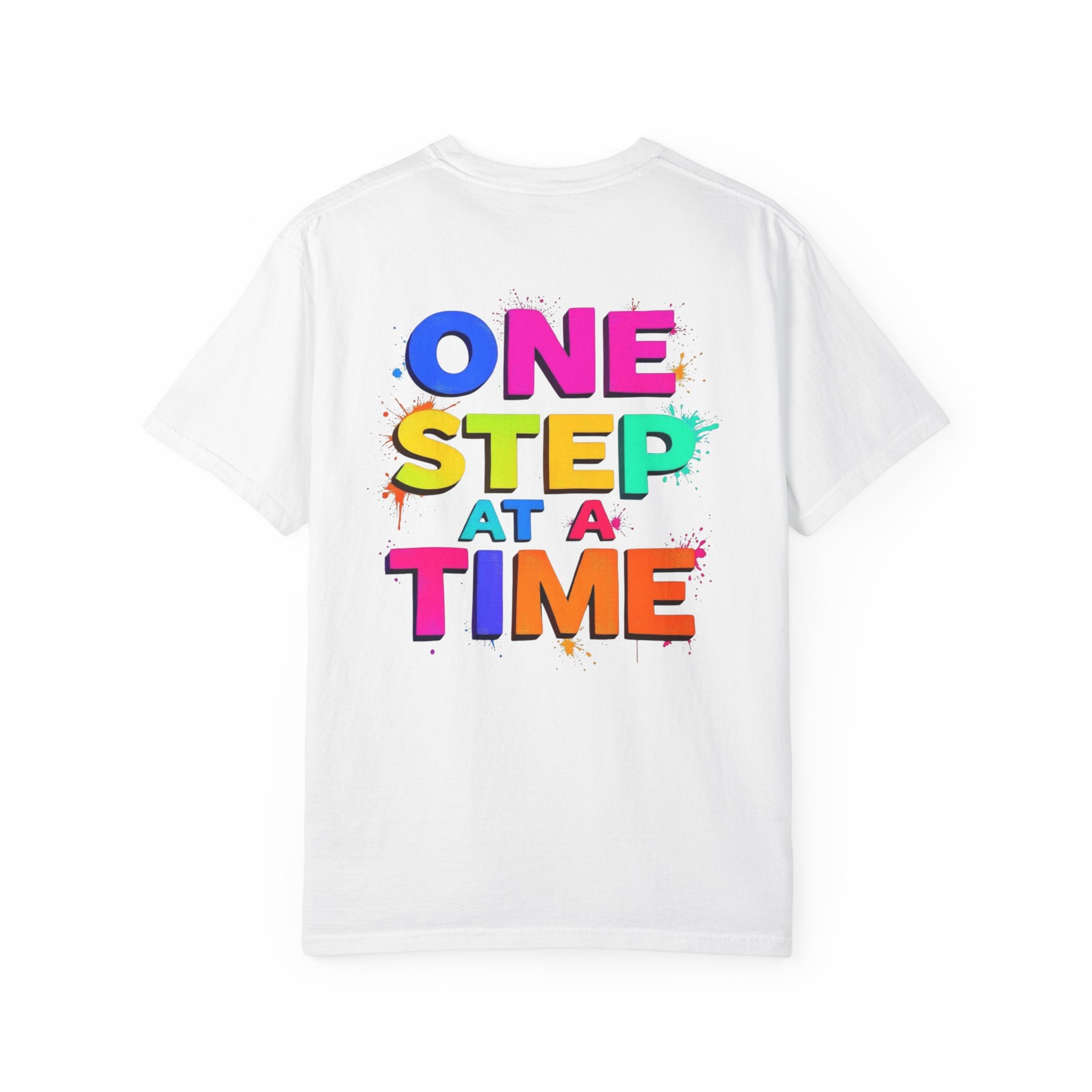 One Step at a Time Graphic T-Shirt, Unisex Vintage Tee, Perfect for Festivals, Beach Days, and Casual Wear, Gift for Sun Lovers