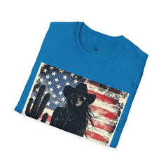 Stylish Western Graphic Tee, Cowboy T-Shirt, Americana Apparel, Unisex Casual Shirt, Summer Wardrobe Essential, Gift For Western Lovers