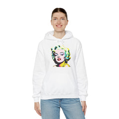 Colorful Marilyn Monroe Sweatshirt, Retro Hoodie, Pop Art Sweater, Unisex Lounge Wear, Gift for Art Lovers, Fashion Statement