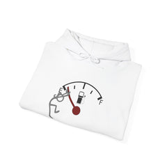 Fuel Gauge Graphic Hoodie, Unisex Sweatshirt for Gamers, Cozy Gift for Tech Lovers, Perfect for Casual Wear, Comfy Everyday Hoodie