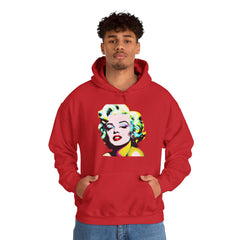 Colorful Marilyn Monroe Sweatshirt, Retro Hoodie, Pop Art Sweater, Unisex Lounge Wear, Gift for Art Lovers, Fashion Statement