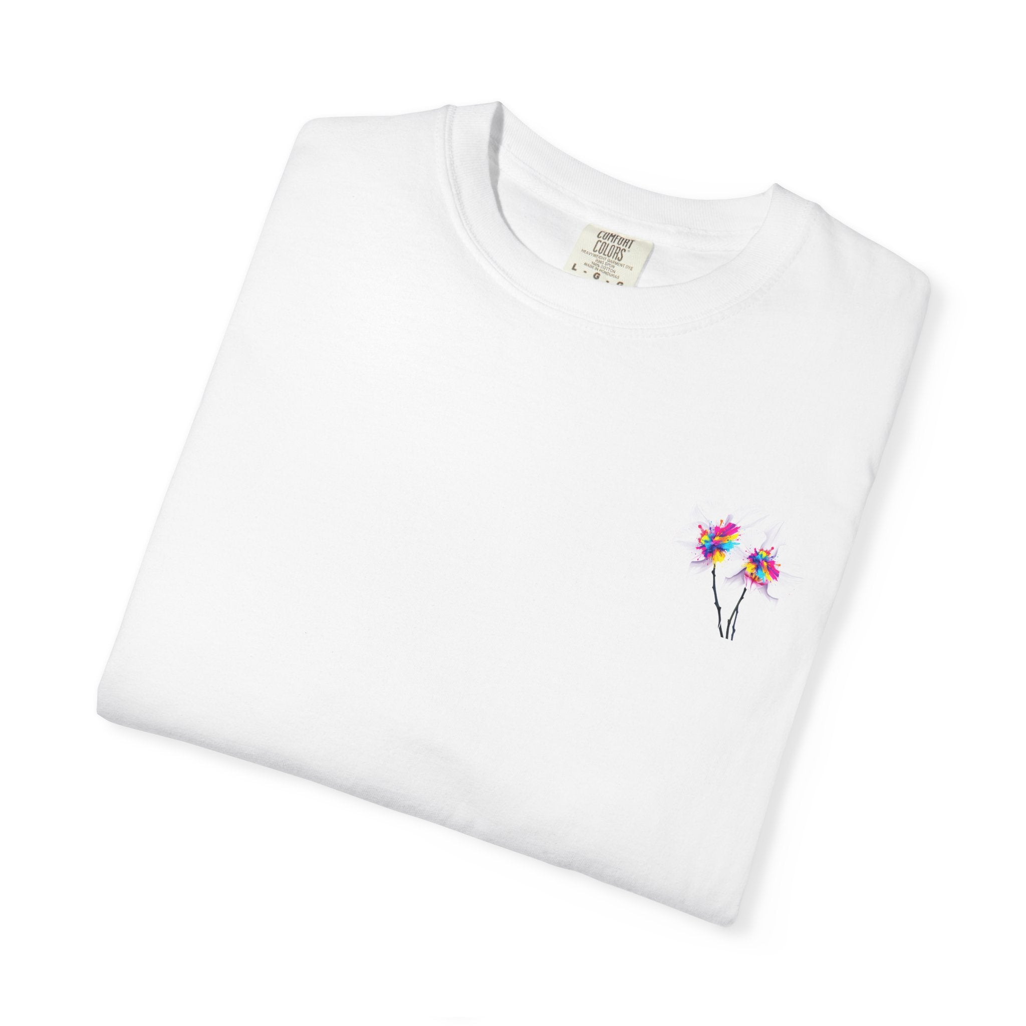 Flower  Unisex Party T-Shirt - Bright & Fun Graphic Tee for Celebrations, Summer Events, Festivals, Birthdays, Casual Wear