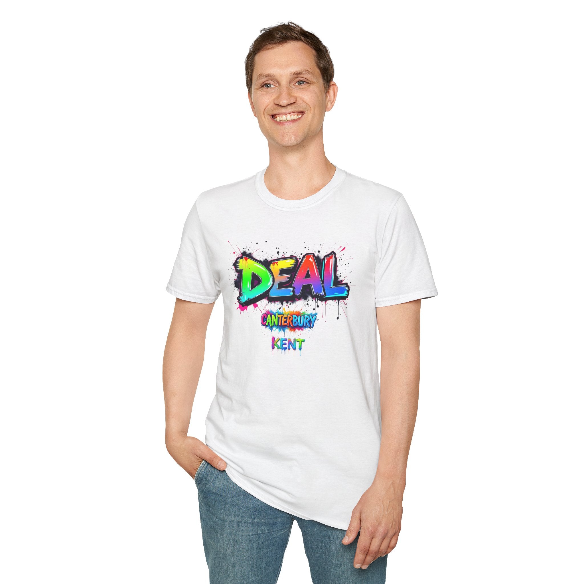 Colorful Graffiti Unisex T-Shirt, Trendy Streetwear Tee, Fun Casual Wear, Gift for Art Lovers, Summer Outfit