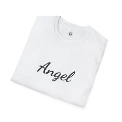 Angel Wings Unisex T-Shirt, Softstyle Tee, Cute Gift, Casual Wear, Inspirational Shirt, Everyday Comfort
