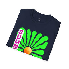 Retro Summer Love T-Shirt | Unisex, Colorful Graphic Tee, Perfect for Festivals, Beach Days, and Summer Celebrations