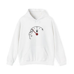 Fuel Gauge Graphic Hoodie, Unisex Sweatshirt for Gamers, Cozy Gift for Tech Lovers, Perfect for Casual Wear, Comfy Everyday Hoodie