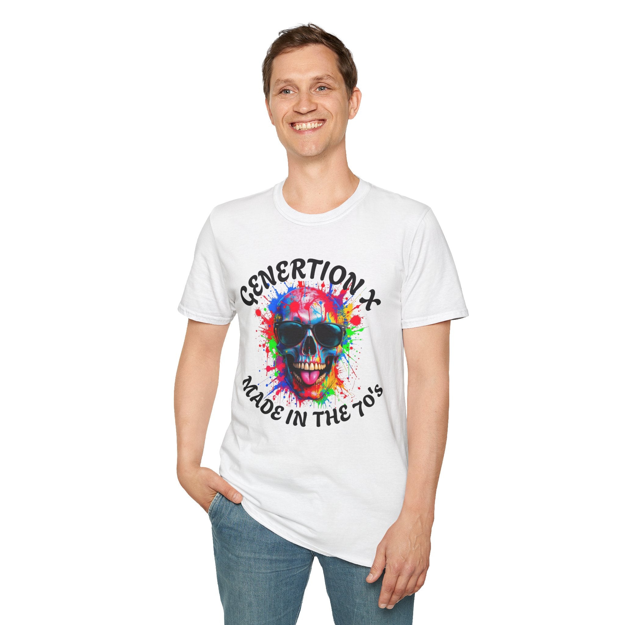 Generation X T-Shirt, Retro 70's Tee, Unisex Graphic Shirt, Vintage Style Top, Perfect for Nostalgia Lovers