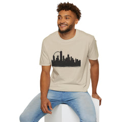 Skyline Unisex T-Shirt | City Lover Tee, Urban Art Shirt, Gift for Travelers, Vibrant Summer Apparel, Graphic T-Shirt