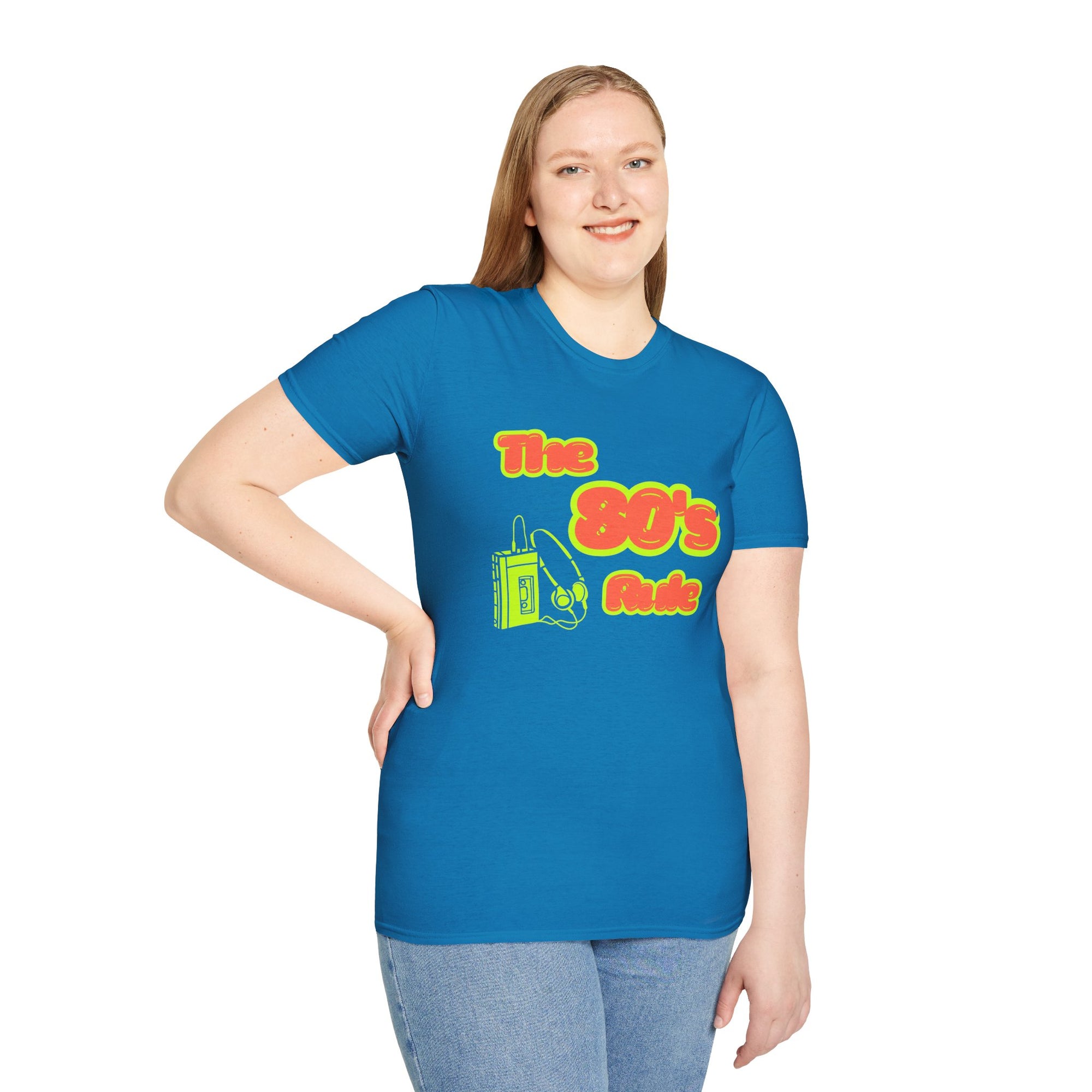 Retro 80's Rule Unisex T-Shirt, Vintage Tee, 80s Inspired Apparel, Casual Wear, Gift for Retro Lovers