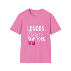 City Life Unisex T-Shirt - London, Paris, New York Deal Graphic Tee, Travel Fashion, Urban Style, Gift for Wanderlust, Streetwear
