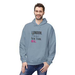 Stylish Travel Cities Hoodie - London, Paris, New York Design, Cozy Unisex Sweatshirt, Travel Lover Gift, Trendy Fashion