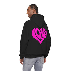 Cozy Love Heart Hoodie | Unisex Sweatshirt for Valentine's Day, Gift for Her, Celebrations, Casual Wear, Anniversary