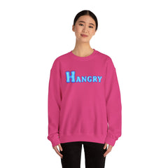 Cozy Hangry Crewneck Sweatshirt, Perfect for Food Lovers, Casual Wear, Gift for Friends, Cozy Style, Everyday Comfort