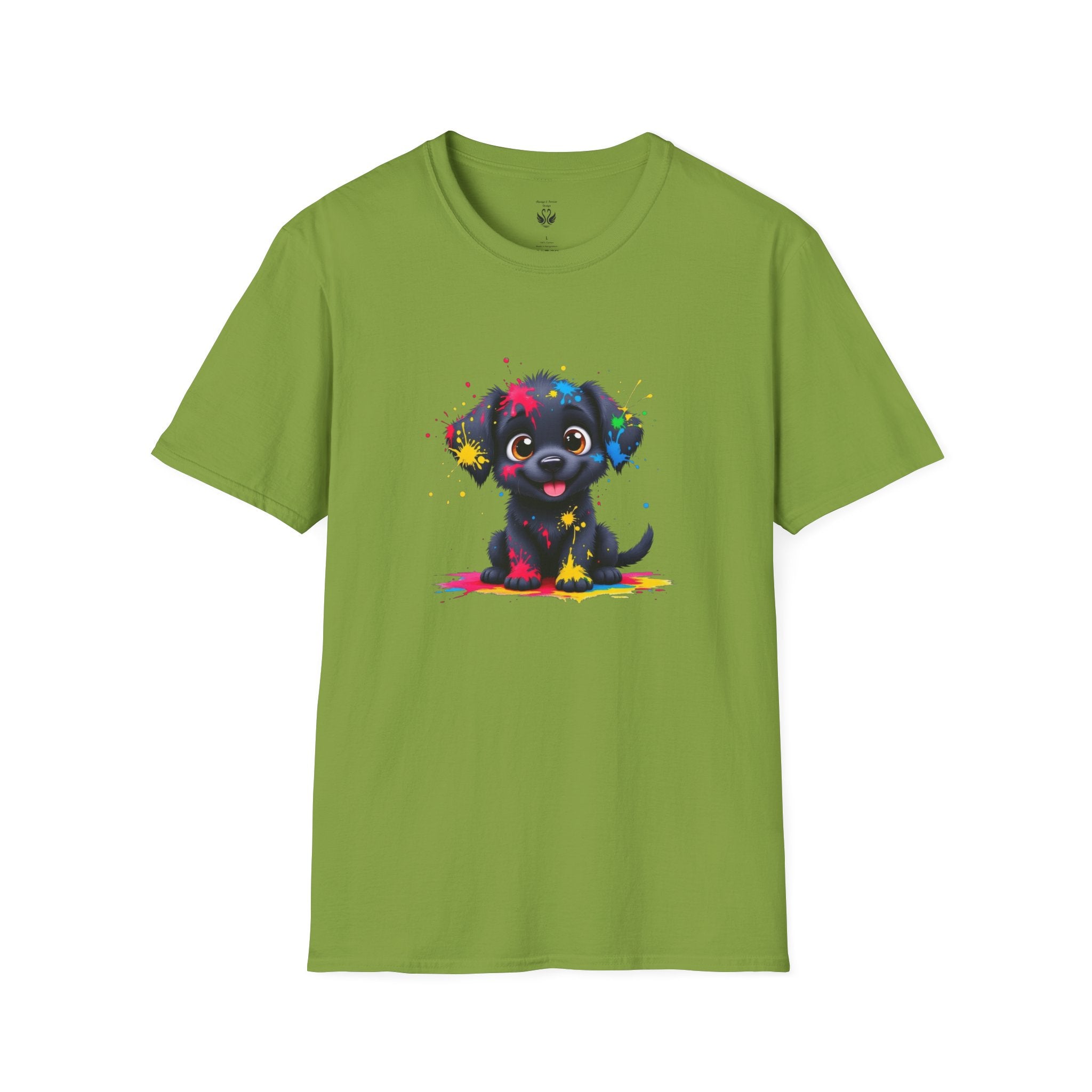 Cute Puppy Art Unisex T-Shirt, Dog Lover Shirt, Pet Parent Gift, Casual Wear, Funny Graphic Tee