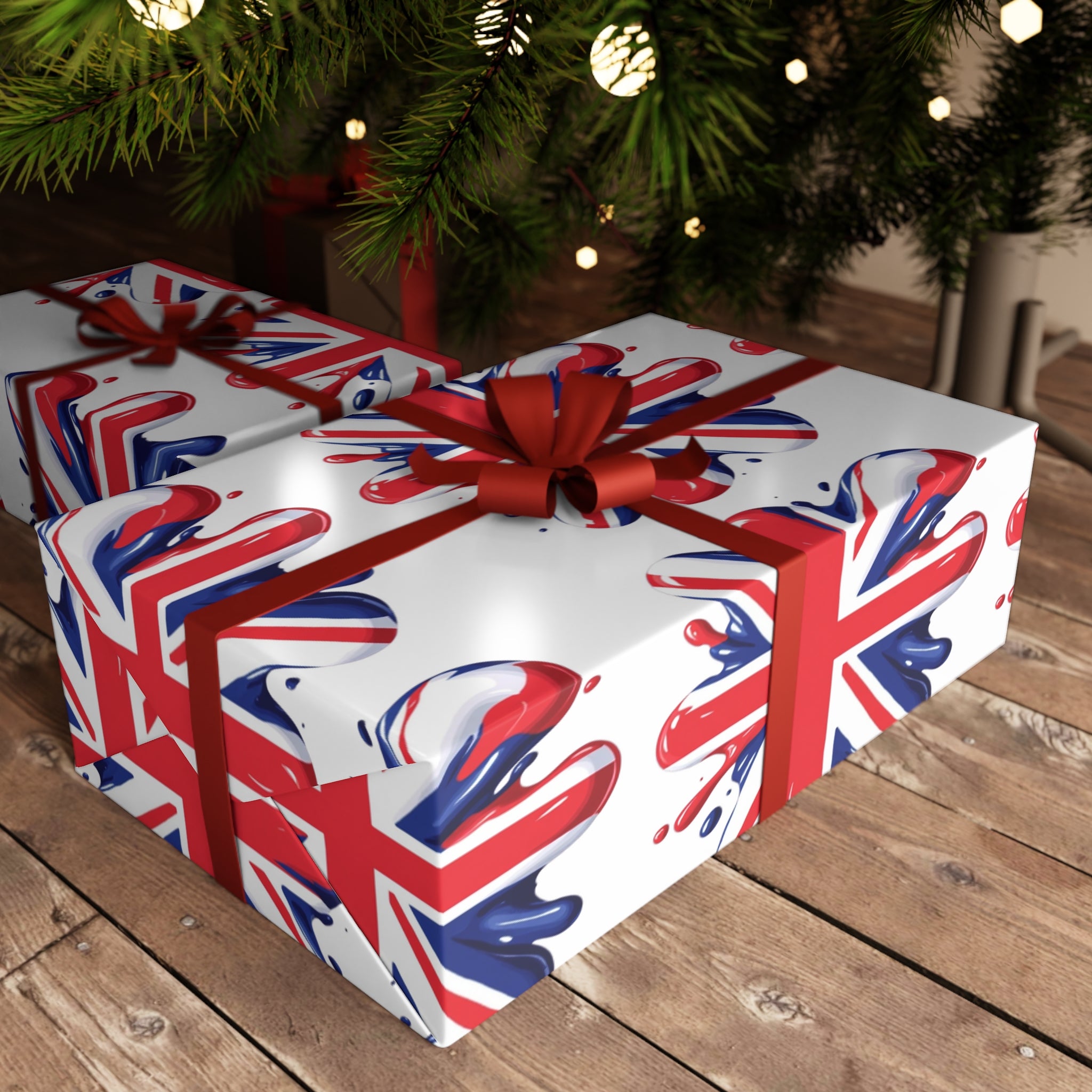 Union Jack Gift Wrapping Paper Sheets - Perfect for Celebrations & Holidays