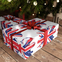 Union Jack Gift Wrapping Paper Sheets - Perfect for Celebrations & Holidays