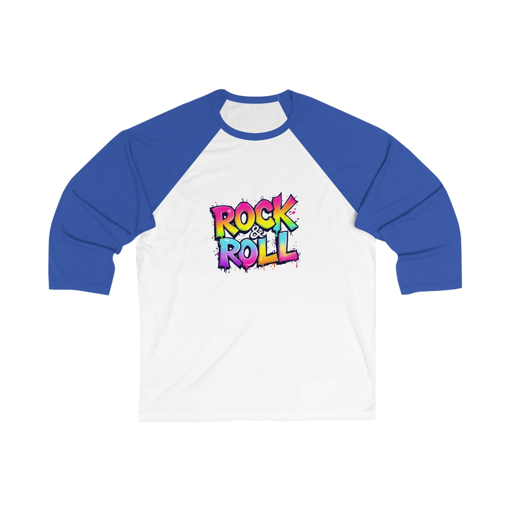 Rock & Roll Unisex Baseball Tee, Vintage Music Shirt, Fun Gift for Musicians, Concert Outfit, Retro Graphic Tee, Festive Apparel
