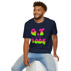 Colorful G&T Book Lover Unisex T-Shirt, Summer Vibes Tee, Gift for Readers, Casual Wear, Fun Graphic Top
